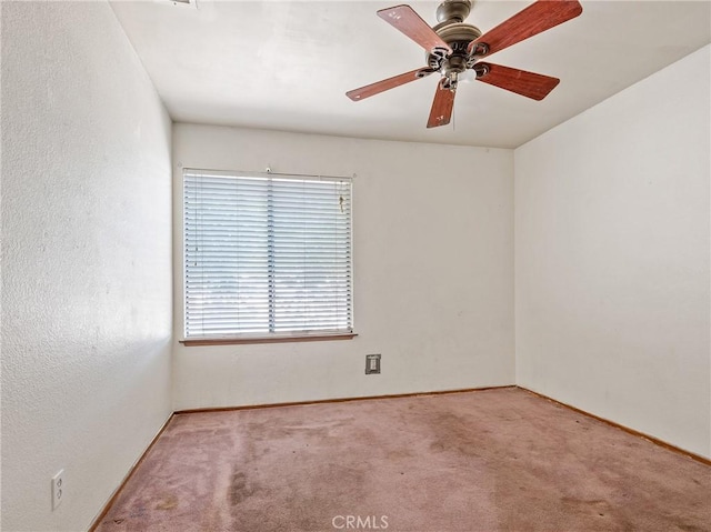 17949 Catalpa St, Hesperia, CA 92345 - spare room featuring carpet floors, ceiling fan, and baseboards