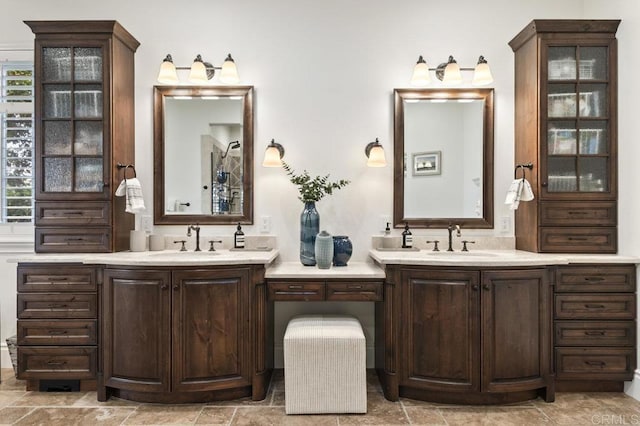 32110 Dos Ninas Rd, Bonsall, CA 92003 - bathroom featuring two vanities