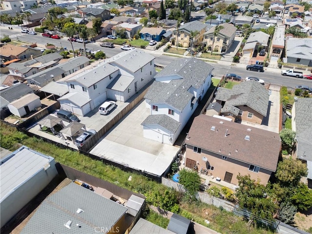 aerial perspective of suburban area