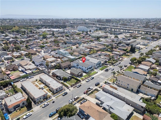 aerial view of property and surrounding area