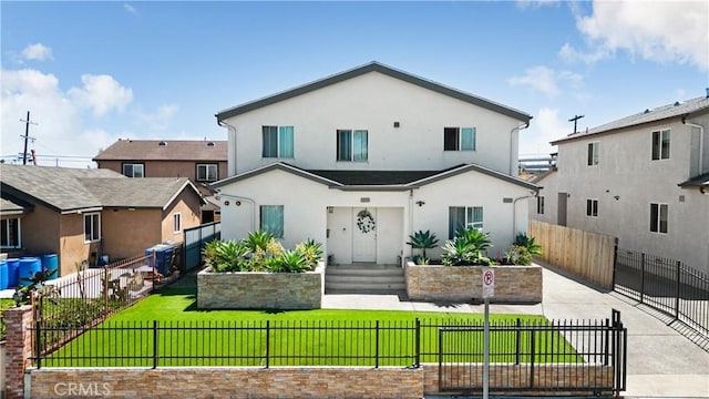 view of front of property with stucco siding