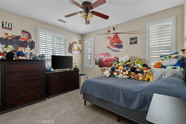 14538 Eagle River Rd, Eastvale, CA 92880 - bedroom featuring carpet floors and ceiling fan