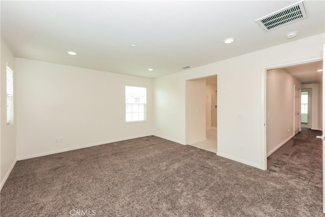 7460 Jersey St, Chino, CA 91708 - carpeted spare room featuring baseboards and recessed lighting