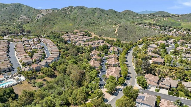 587 Fenwick Way Unit B, Simi Valley, CA 93065 - aerial view of property's location with nearby suburban area and mountains