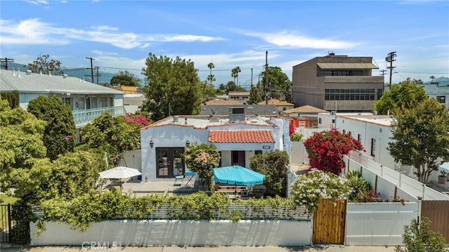 view of back of property