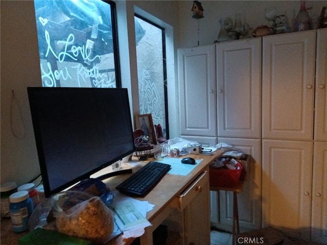 view of office