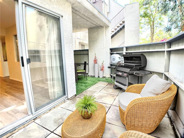 20155 Keswick St Unit 117, Winnetka, CA 91306 - view of patio featuring area for grilling