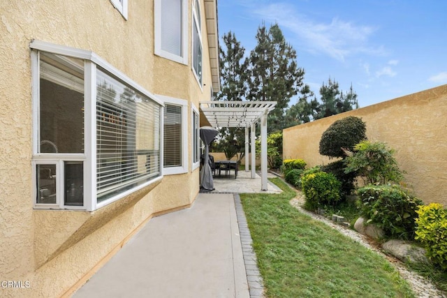 1985 Erin Way, Glendale, CA 91206 - view of yard with a patio area and a pergola