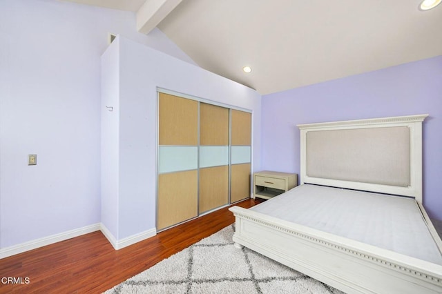 1985 Erin Way, Glendale, CA 91206 - bedroom featuring wood finished floors, recessed lighting, and a closet
