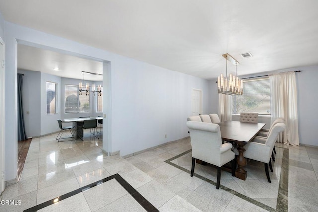 1985 Erin Way, Glendale, CA 91206 - dining space featuring a chandelier