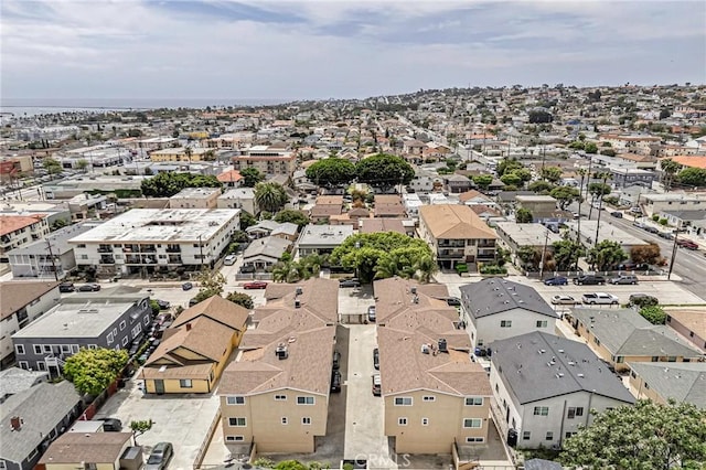 aerial perspective of suburban area