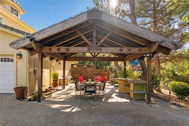 41225 Hacienda Dr, Murrieta, CA 92562 - view of patio / terrace with a gazebo and outdoor dining space