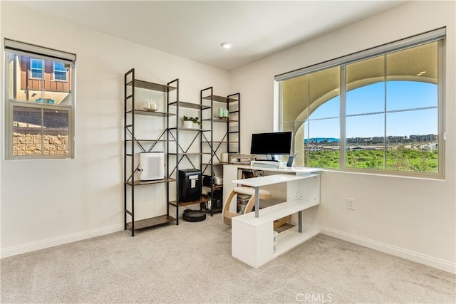 1648 Fig Tree Way, Oceanside, CA 92056 - carpeted home office featuring baseboards