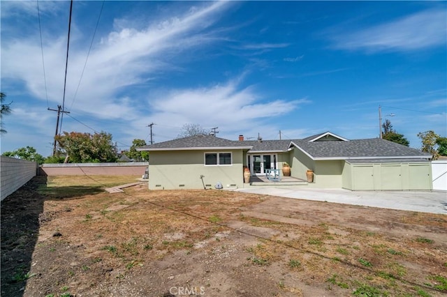 1961 W 187th Pl, Torrance, CA 90504 - back of property featuring fence, stucco siding, and a patio