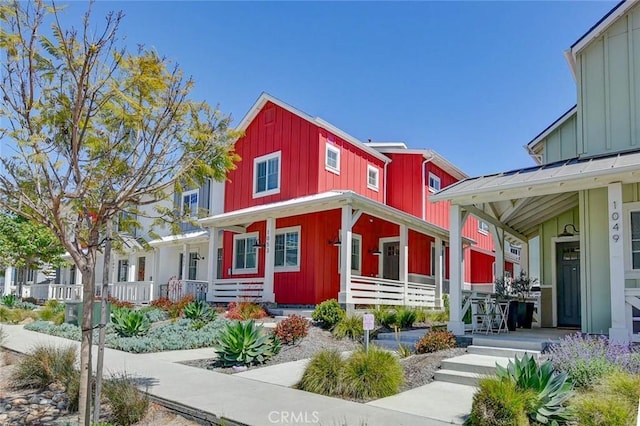 1053 Tiburon Way, San Luis Obispo, CA 93401 - view of front facade featuring a porch and board and batten siding