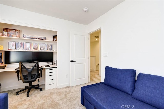 1053 Tiburon Way, San Luis Obispo, CA 93401 - office with carpet floors, built in study area, and baseboards