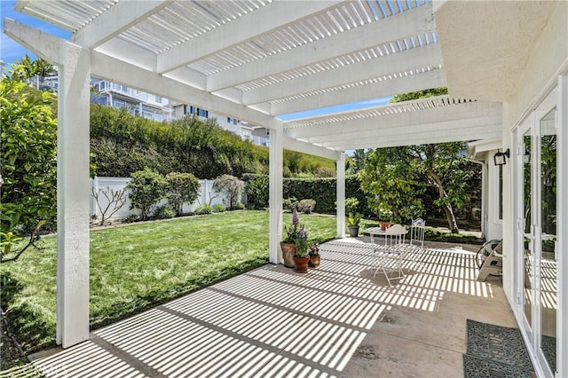 2146 Via Aguila, San Clemente, CA 92673 - view of patio / terrace featuring a pergola