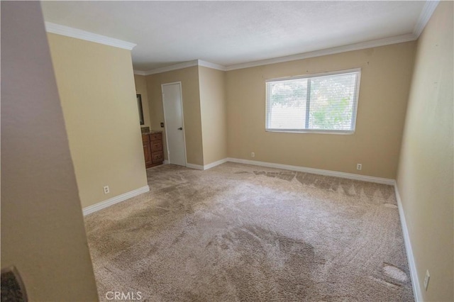 21049 Silver Cloud Dr, Diamond Bar, CA 91765 - empty room featuring carpet floors, baseboards, and crown molding