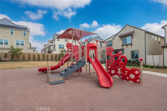 509 Tamarind Way Unit B, West Covina, CA 91791 - community jungle gym featuring a residential view and fence
