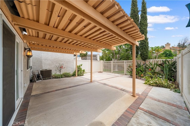 206 Eisenhower, Placentia, CA 92870 - view of patio / terrace with a fenced backyard and central air condition unit