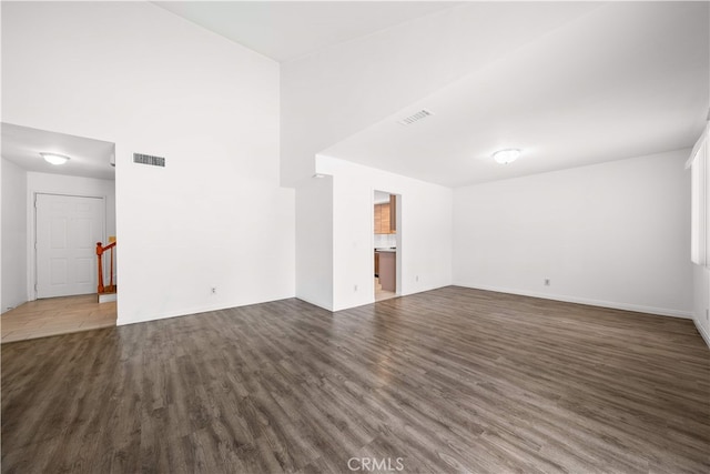 206 Eisenhower, Placentia, CA 92870 - unfurnished living room featuring wood finished floors and baseboards