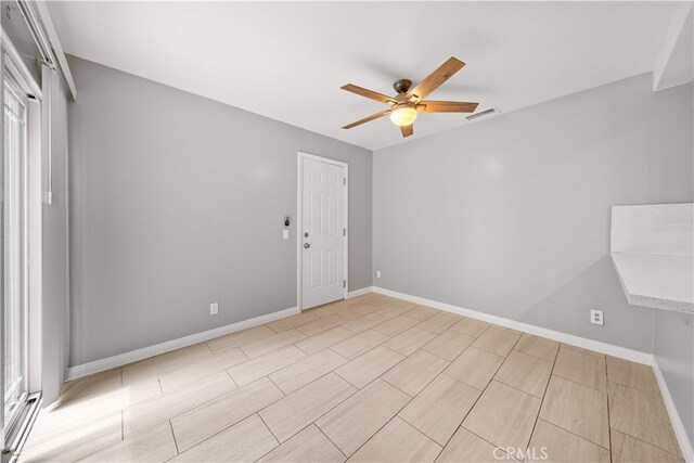 206 Eisenhower, Placentia, CA 92870 - unfurnished room with a ceiling fan and baseboards