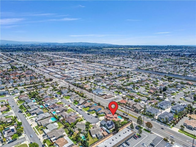 9588 Shimizu River Cir, Fountain Valley, CA 92708 - aerial view of property and surrounding area featuring nearby suburban area