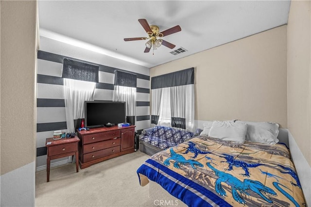 33727 Verbena, Murrieta, CA 92563 - carpeted bedroom with a ceiling fan