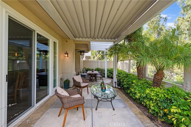 37 Giotto, Aliso Viejo, CA 92656 - view of patio / terrace featuring fence and outdoor dining area