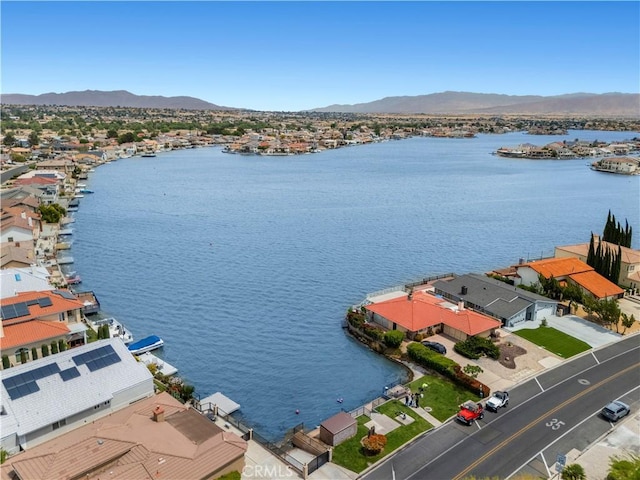 13985 Evergreen Ln, Victorville, CA 92395 - aerial view of residential area featuring a water and mountain view