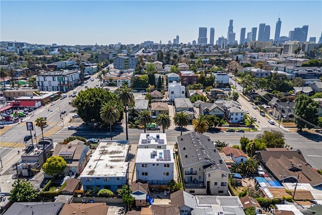 bird's eye view of a view of skyline