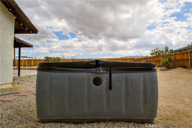 exterior view of fence
