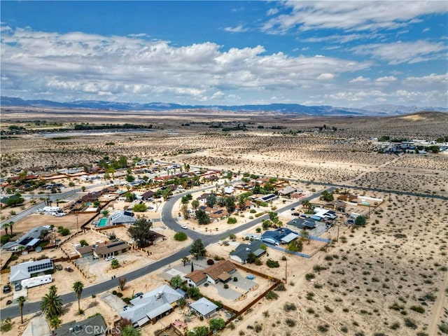 overview of rural landscape featuring a desert landscape and mountains