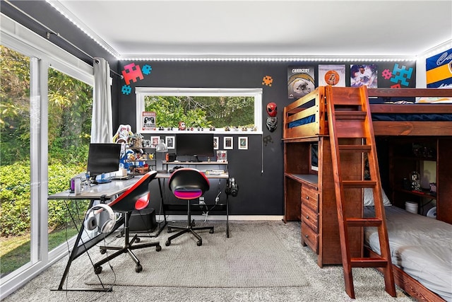 13611 Walnut St, Whittier, CA 90602 - view of carpeted office
