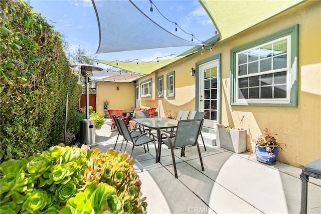 13611 Walnut St, Whittier, CA 90602 - view of patio / terrace featuring outdoor dining area
