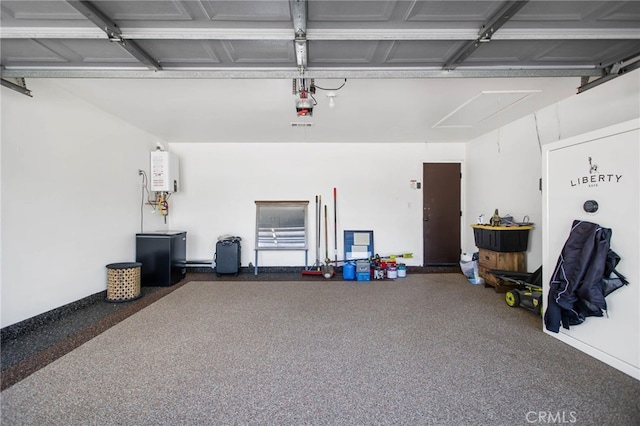 1325 N Birchnell Ave, San Dimas, CA 91773 - garage with tankless water heater
