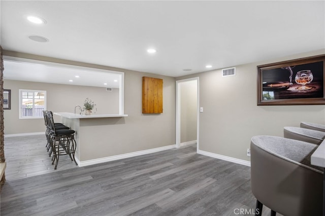 1325 N Birchnell Ave, San Dimas, CA 91773 - interior space featuring wood finished floors, recessed lighting, and baseboards