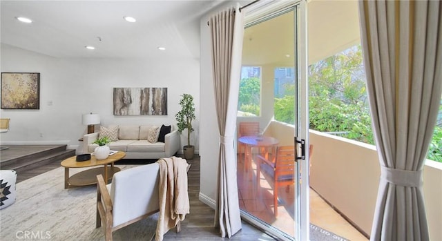 235 Main St Unit 118, Venice, CA 90291 - living area with plenty of natural light, recessed lighting, and wood finished floors