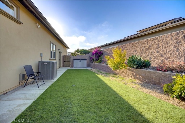 851 Trail View Pl, Nipomo, CA 93444 - view of yard featuring central AC unit and a patio area