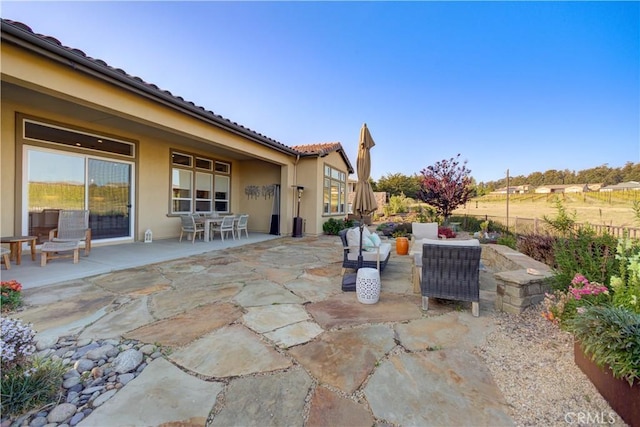 851 Trail View Pl, Nipomo, CA 93444 - view of patio / terrace with outdoor dining area and fence