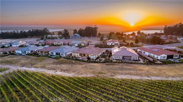 851 Trail View Pl, Nipomo, CA 93444 - aerial view at dusk of a residential view
