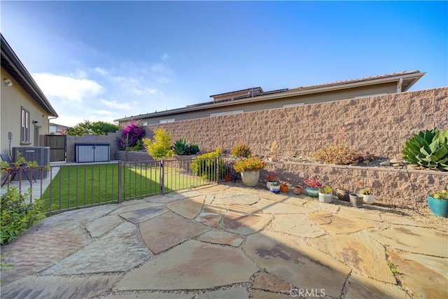 851 Trail View Pl, Nipomo, CA 93444 - view of patio featuring central AC unit
