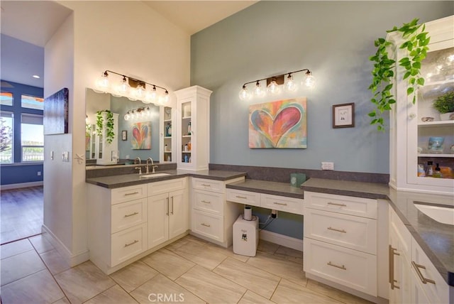 851 Trail View Pl, Nipomo, CA 93444 - bathroom with vanity and baseboards