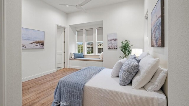 851 Trail View Pl, Nipomo, CA 93444 - bedroom featuring wood finished floors and a ceiling fan