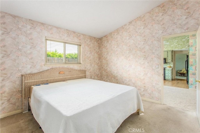 2605 La Praix St, Highland, CA 92346 - carpeted bedroom featuring baseboards and wallpapered walls