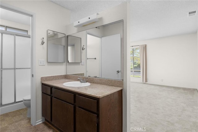 46 Los Palos Dr, San Luis Obispo, CA 93401 - full bath featuring toilet, vanity, and a stall shower