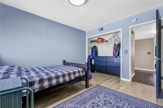1850 W 186th St, Torrance, CA 90504 - bedroom featuring wood finished floors and a closet