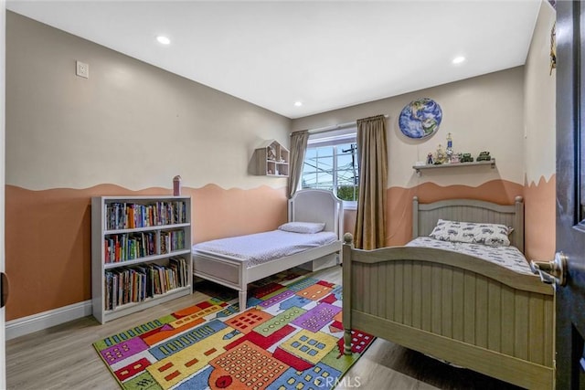 1850 W 186th St, Torrance, CA 90504 - bedroom featuring wood finished floors, baseboards, and recessed lighting