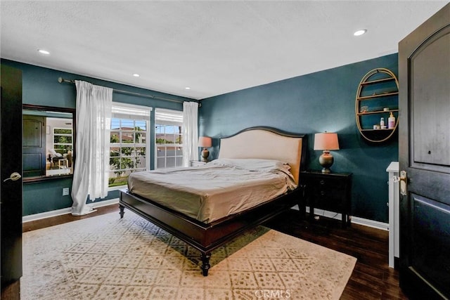 1850 W 186th St, Torrance, CA 90504 - bedroom with wood finished floors, baseboards, and recessed lighting