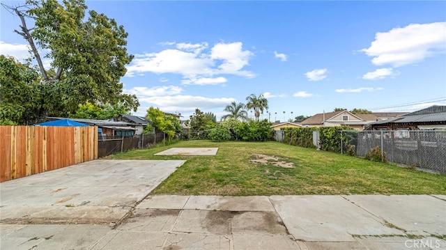 view of yard
